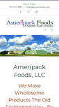 Mobile Screenshot of ameripackfoods.com